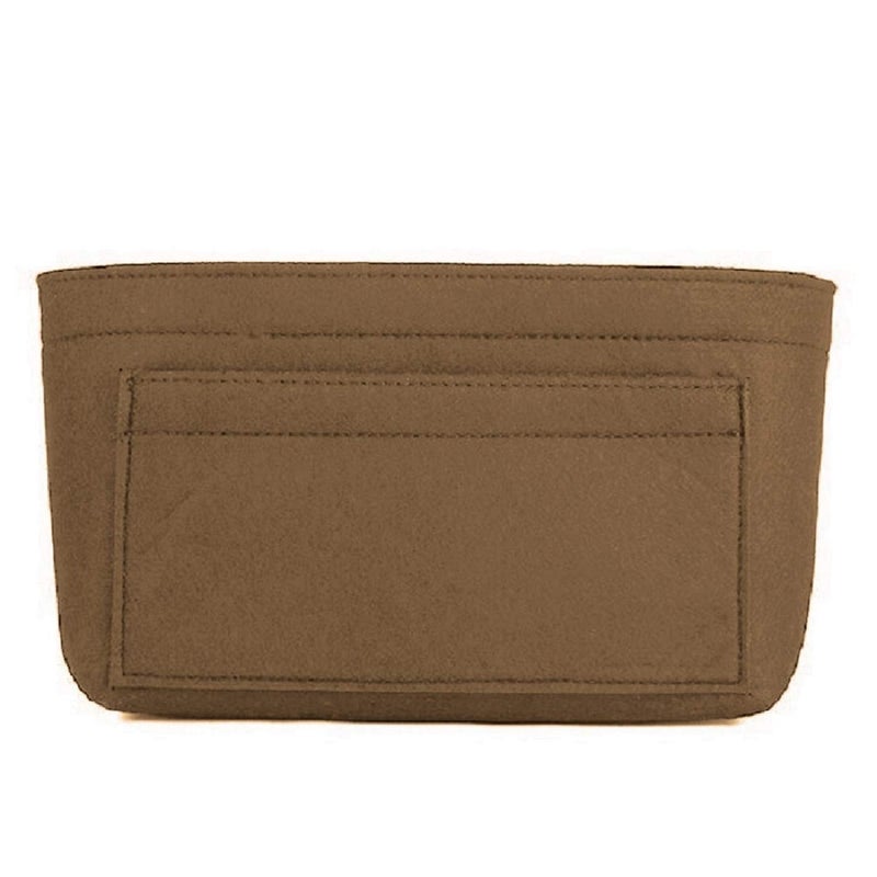 ZTUJO Purse Organizer Insert, Felt Bag Organizer For Handbag Purse Organizer,13 Colors, 6 Size (X-Large, Light Coffee) - Image 3